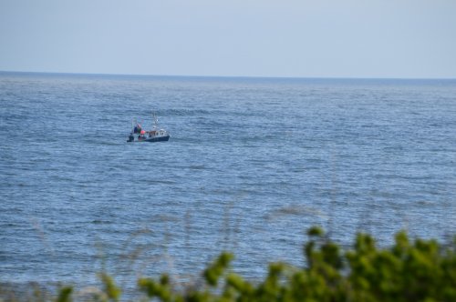 A photo showing some of the coastline along Whitburn Village.