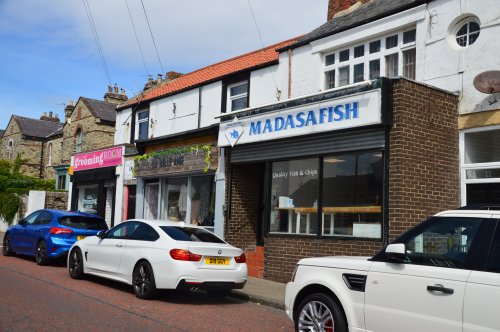 One of the retail buildings in Whitburn Village.