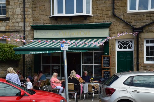 One of the retail buildings in Whitburn Village.